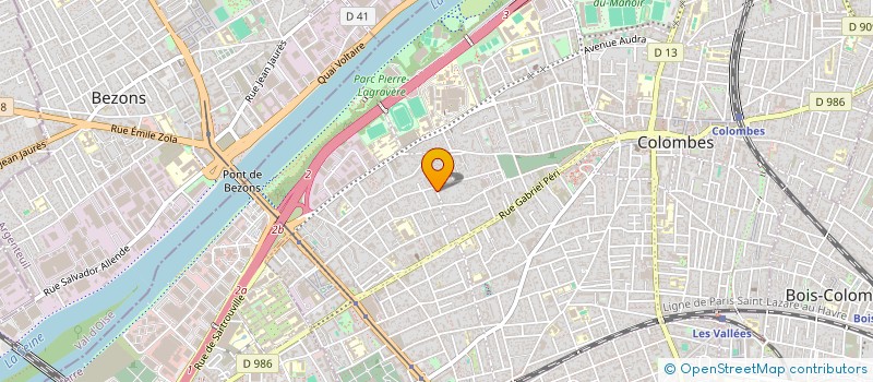 localisation de l'entreprise PROJET ATELIER à COLOMBES