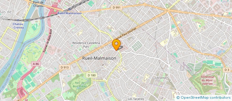 localisation de l'entreprise PROJET-B à RUEIL-MALMAISON