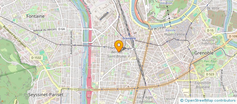 localisation de l'entreprise PROJET BOB / LA BOBINE à GRENOBLE