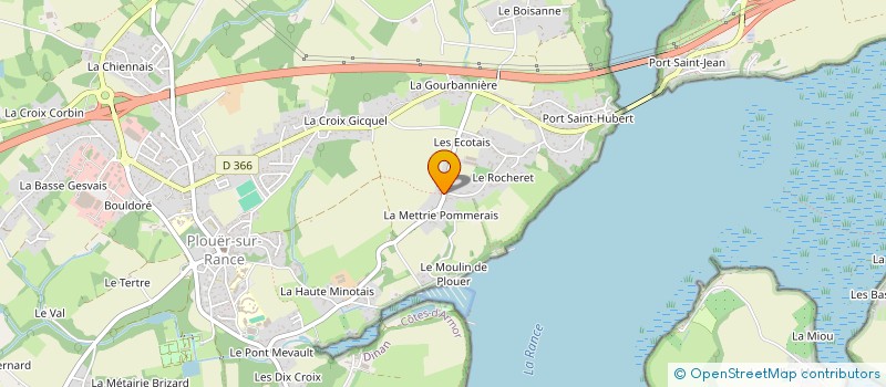 localisation de l'entreprise PROJET C à PLOUER-SUR-RANCE