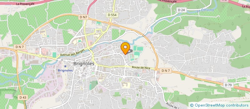 localisation de l'entreprise PROJET CABLAGE ELECTRIQUE 83  BRIGNOLES