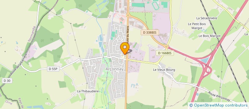 localisation de l'entreprise PROJET CHEVEUX LONGS  ARCONNAY