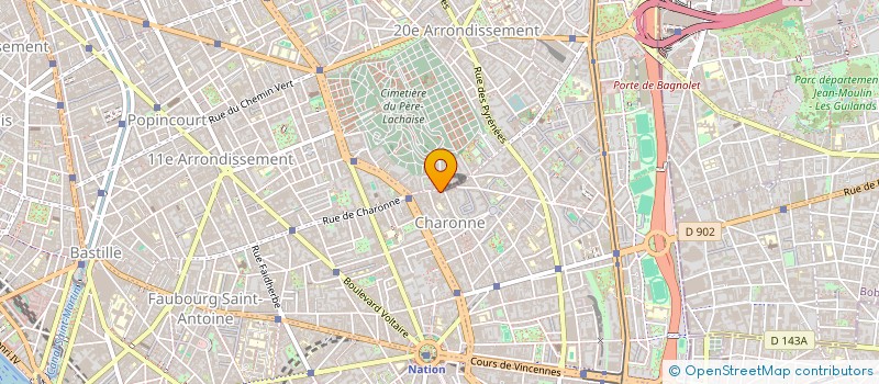 localisation de l'entreprise PROJET CLEMENTINE  PARIS