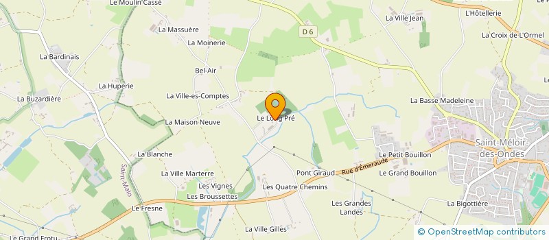 localisation de l'entreprise PROJET COCO  SAINT-MELOIR-DES-ONDES