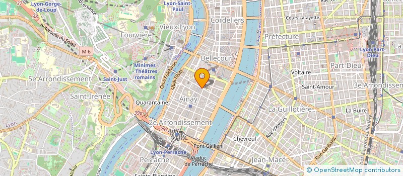 localisation de l'entreprise PROJET COM'1  LYON