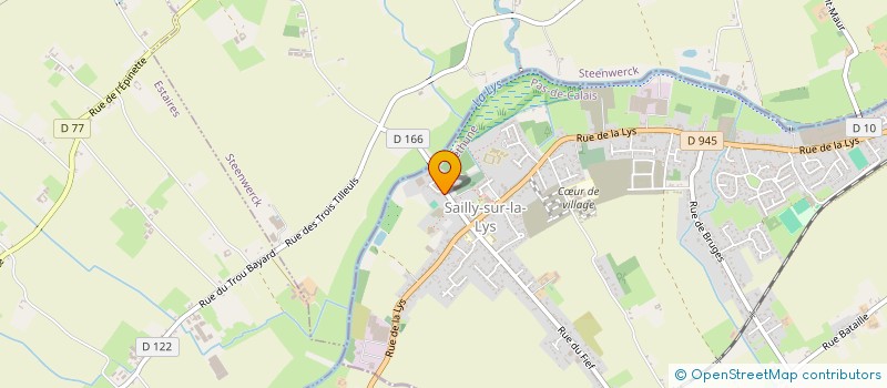 localisation de l'entreprise PROJET COSMIX à SAILLY-SUR-LA-LYS