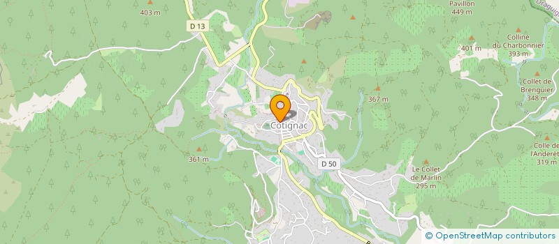 localisation de l'entreprise PROJET D ART à CORRENS