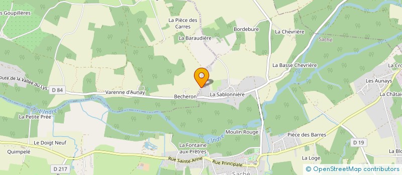 localisation de l'entreprise PROJET DE VIE  SACHE