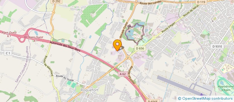 localisation de l'entreprise PROJET DEVELOPPEMENT DURABLE 18  ROQUEFORT