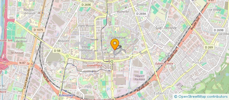 localisation de l'entreprise PROJET EN COURS à GRENOBLE