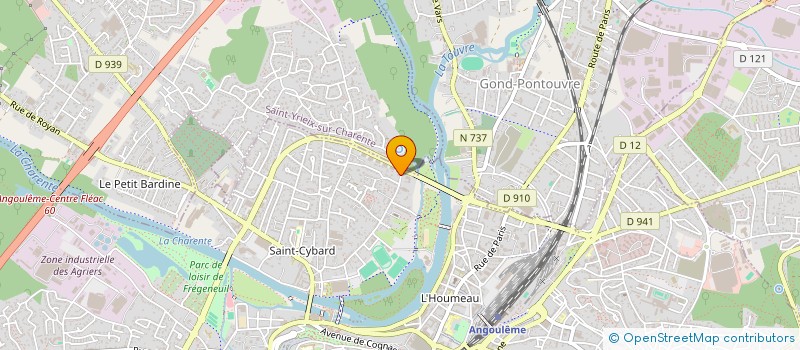 localisation de l'entreprise PROJET ENTRETIEN RENOVATION à ANGOULEME