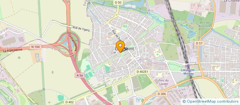 localisation de l'entreprise PROJET ETOILE  LIEUSAINT