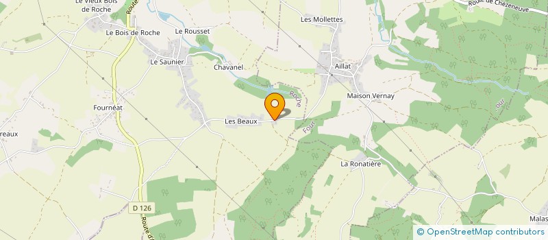 localisation de l'entreprise PROJET FERMETURES  ROCHE