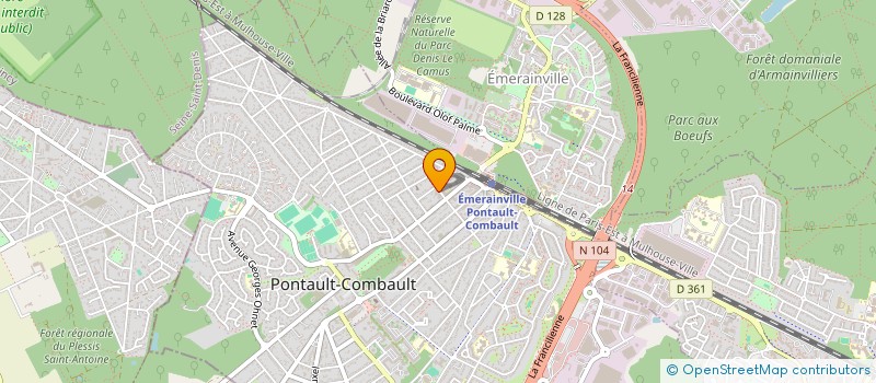 localisation de l'entreprise PROJET FIXE à PONTAULT-COMBAULT