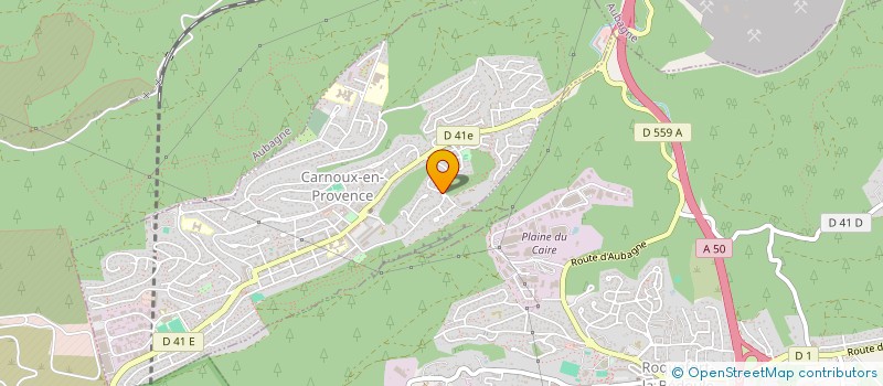 localisation de l'entreprise PROJET FRANCAIS POUR SPORTIFS EN SITUATION DE HANDICAP à CARNOUX-EN-PROVENCE