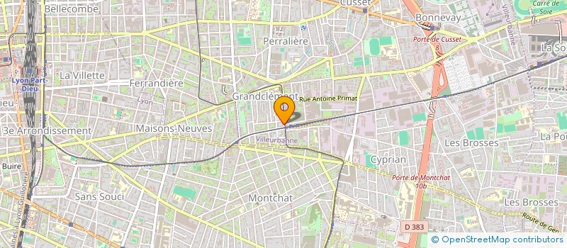 localisation de l'entreprise PROJET H  VILLEURBANNE