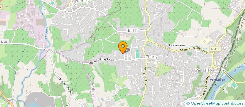 localisation de l'entreprise PROJET H  CHARLY