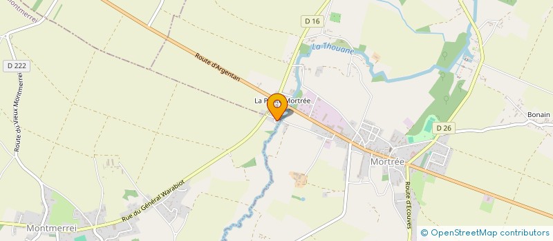 localisation de l'entreprise PROJET HABITAT à MORTREE