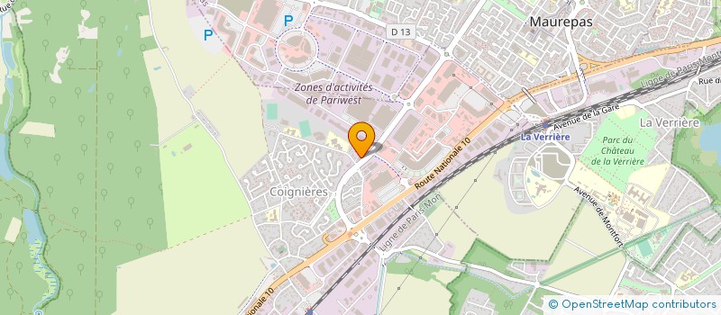 localisation de l'entreprise PROJET HABITAT à COIGNIERES