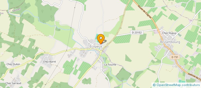 localisation de l'entreprise PROJET IMMO 17  ECOYEUX