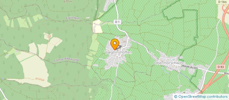 localisation de l'entreprise PROJET IMMO  EGUISHEIM