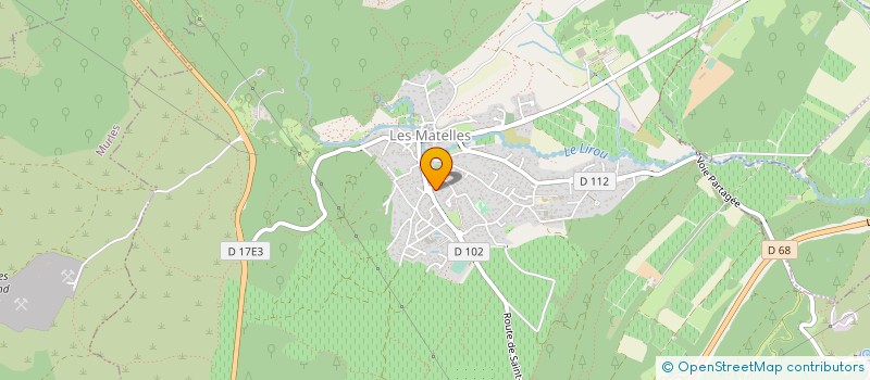 localisation de l'entreprise PROJET IMMO  LES MATELLES