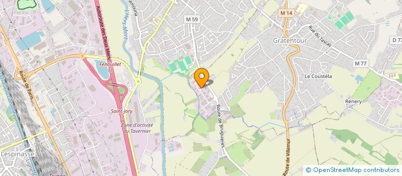 localisation de l'entreprise PROJET IMMO  GRATENTOUR