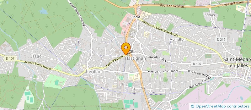 localisation de l'entreprise PROJET IMMO  SAINT-MEDARD-EN-JALLES