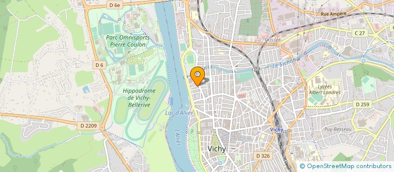localisation de l'entreprise PROJET IMMO VICHY à VICHY