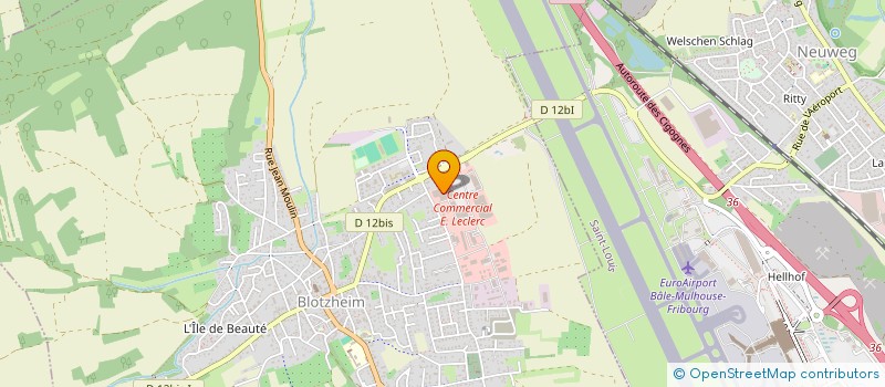 localisation de l'entreprise PROJET IMMOBILIER  BLOTZHEIM