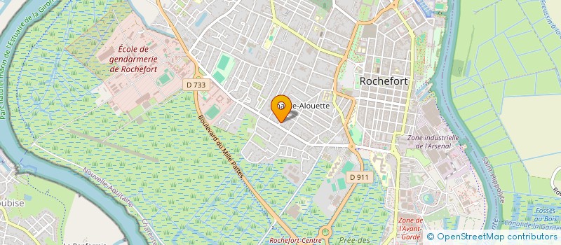 localisation de l'entreprise PROJET IMMOBILIER FAMILIAL  ROCHEFORT