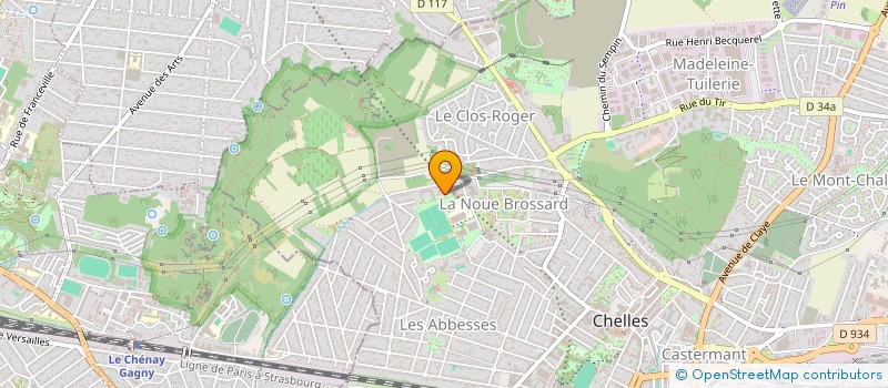 localisation de l'entreprise PROJET JEUNESSE ET SOLIDARITE à CHELLES