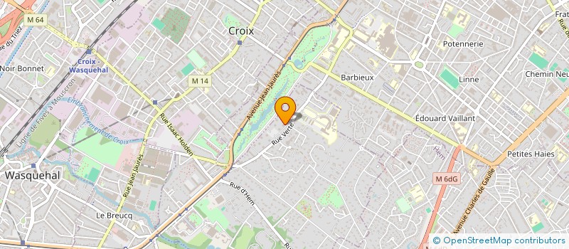 localisation de l'entreprise PROJET K  CROIX