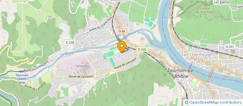 localisation de l'entreprise PROJET MAISON à TOURNON-SUR-RHONE