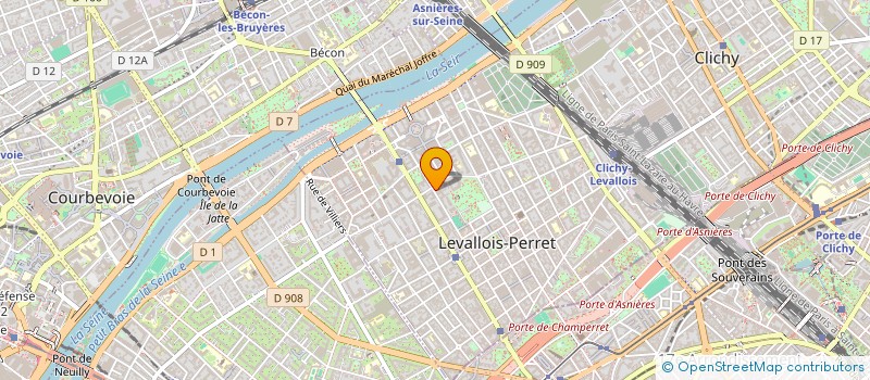 localisation de l'entreprise PROJET MAISON DE SANTE MARJOLIN à LEVALLOIS-PERRET