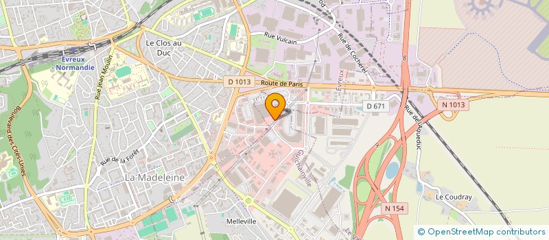 localisation de l'entreprise PROJET MANAGEMENT DEVELOPPEMENT AUTOMATION  LE VIEIL-EVREUX