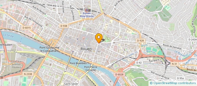 localisation de l'entreprise PROJET MERCATICA à ROUEN