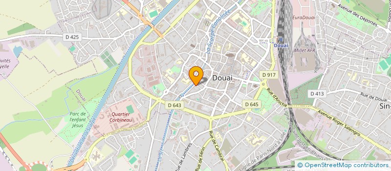 localisation de l'entreprise PROJET MIN'IMOCA à DOUAI