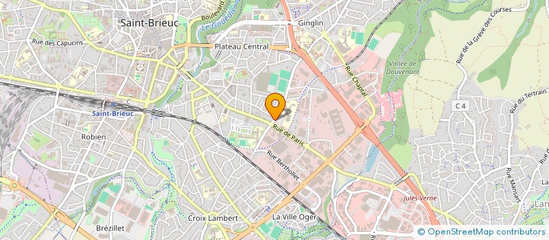 localisation de l'entreprise PROJET MOBILITE INTERNATIONALE EDUCATEUR SPECIALISE à SAINT-BRIEUC