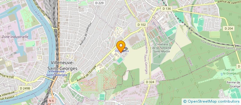 localisation de l'entreprise PROJET NOVA à VILLENEUVE-SAINT-GEORGES