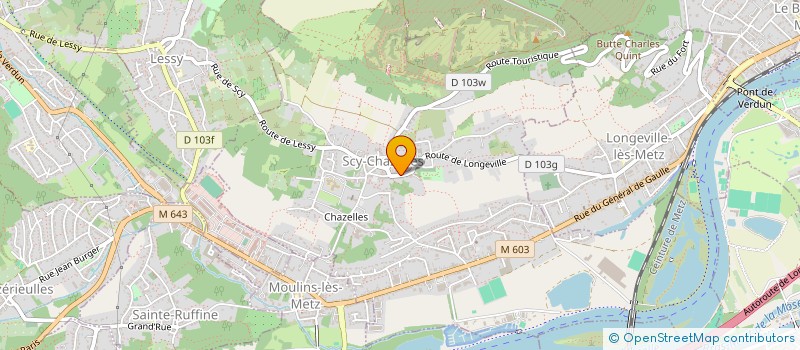 localisation de l'entreprise PROJET NOVA ARCHITECTURE  SCY-CHAZELLES