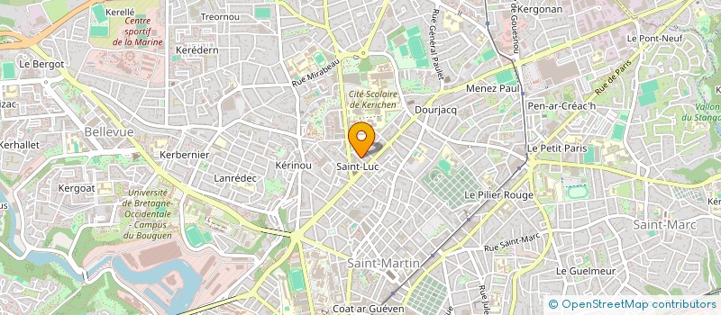 localisation de l'entreprise PROJET OO à BREST
