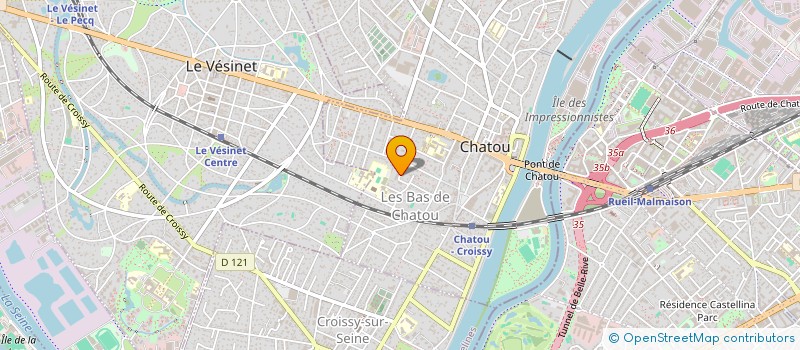 localisation de l'entreprise PROJET ORCHESTRA  CHATOU