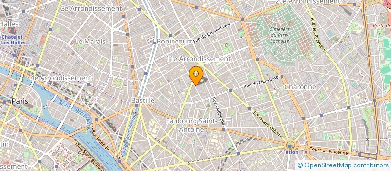 localisation de l'entreprise PROJET PARADIS  PARIS