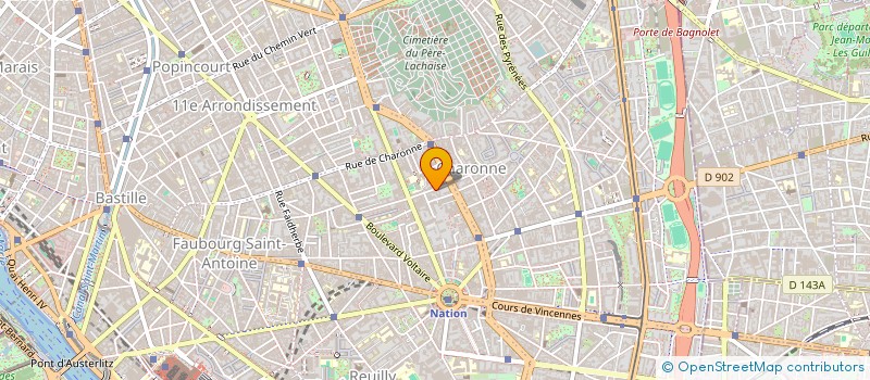localisation de l'entreprise PROJET PHOENIX à PARIS