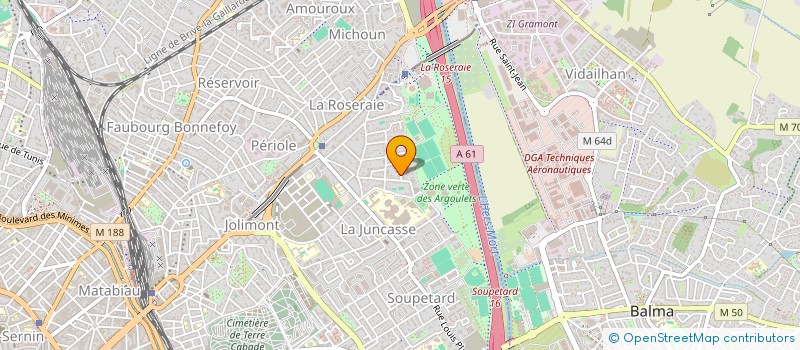 localisation de l'entreprise PROJET R50 à TOULOUSE