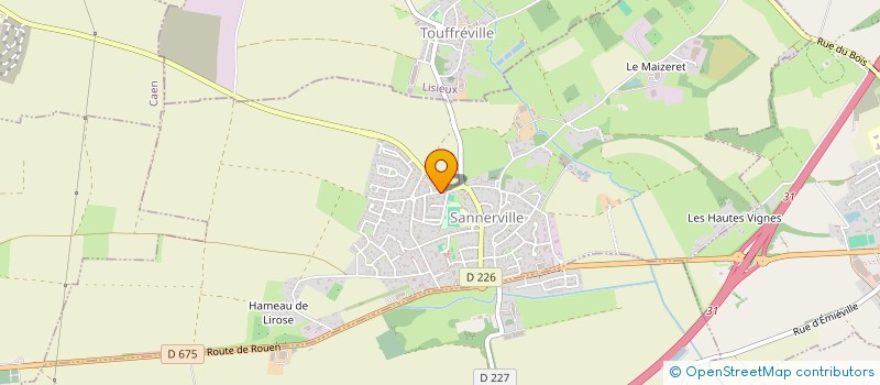 localisation de l'entreprise PROJET RENOV à SANNERVILLE