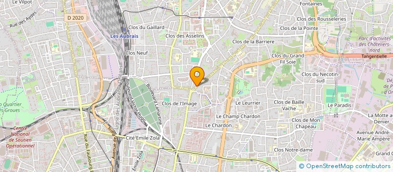 localisation de l'entreprise PROJET RENOVATION 45 à FLEURY-LES-AUBRAIS