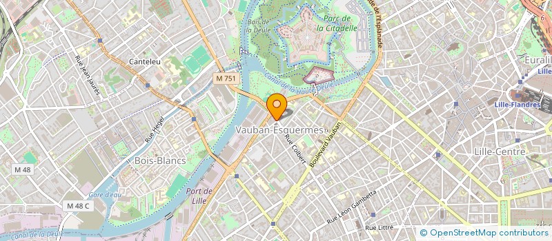 localisation de l'entreprise PROJET RL à LILLE