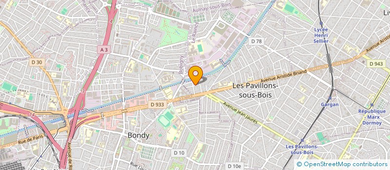 localisation de l'entreprise PROJET SAHA'ROULE  LES PAVILLONS-SOUS-BOIS